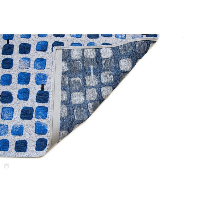 Louis De Poortere Craft Cobblestone 9348 Amparo Blues Washable Polyester Flatweave Eco-Rug-Louis De Poortere-Rug Love - The Most Loved Rug Store