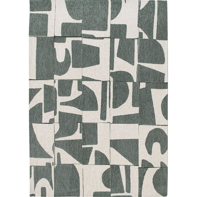 Louis De Poortere Craft Papercut 9361 Sea Spray Washable Polyester Flatweave Eco-Runner-Louis De Poortere-Rug Love - The Most Loved Rug Store