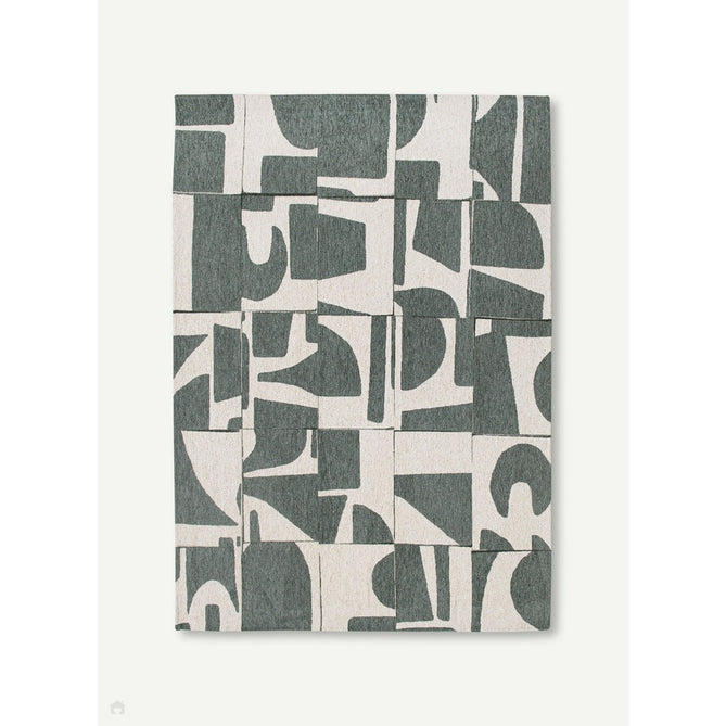 Louis De Poortere Craft Papercut 9361 Sea Spray Washable Polyester Flatweave Eco-Runner-Louis De Poortere-Rug Love - The Most Loved Rug Store