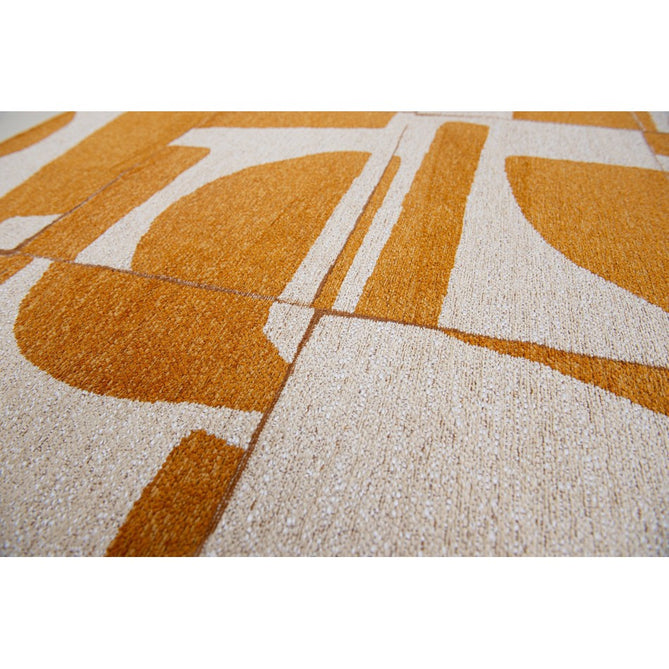 Louis De Poortere Craft Papercut 9367 Curry Washable Polyester Flatweave Eco-Runner-Louis De Poortere-Rug Love - The Most Loved Rug Store