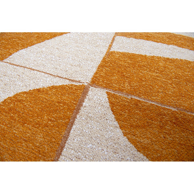 Louis De Poortere Craft Papercut 9367 Curry Washable Polyester Flatweave Eco-Runner-Louis De Poortere-Rug Love - The Most Loved Rug Store