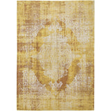 Louis De Poortere Fading World Kirman 9377 Sunwax Washable Polyester Flatweave Eco-Rug