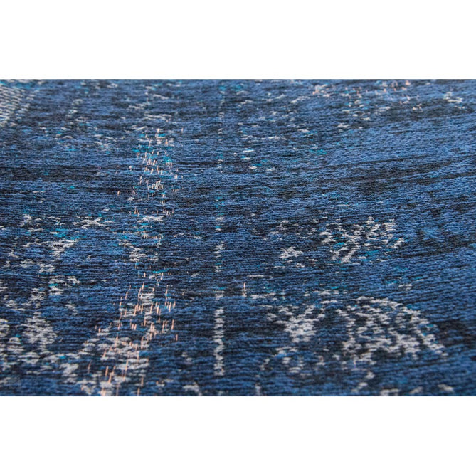 Louis De Poortere Fading World Medallion 8254 Blue Night Washable Polyester Flatweave Eco-Rug-Louis De Poortere-Rug Love - The Most Loved Rug Store