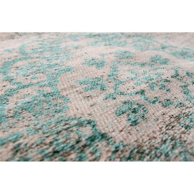 Louis De Poortere Fading World Medallion 8259 Jade Oyster Washable Polyester Flatweave Eco-Rug-Louis De Poortere-Rug Love - The Most Loved Rug Store