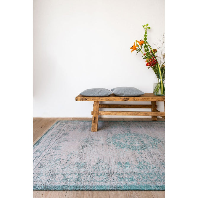 Louis De Poortere Fading World Medallion 8259 Jade Oyster Washable Polyester Flatweave Eco-Rug-Louis De Poortere-Rug Love - The Most Loved Rug Store