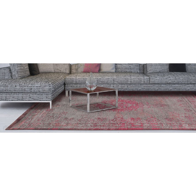 Louis De Poortere Fading World Medallion 8261 Pink Flash Washable Polyester Flatweave Eco-Rug-Louis De Poortere-Rug Love - The Most Loved Rug Store
