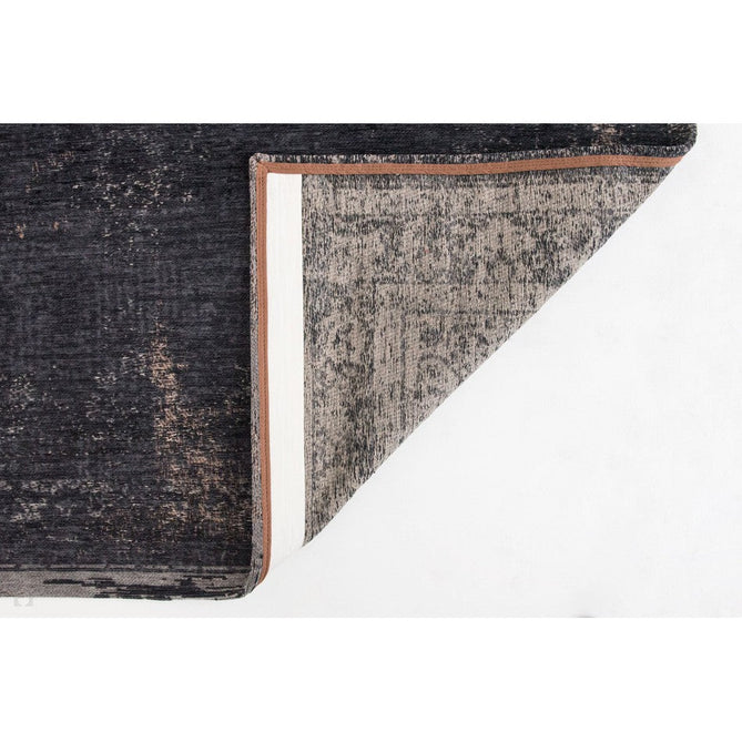 Louis De Poortere Fading World Medallion 8263 Mineral Black Washable Polyester Flatweave Eco-Rug-Louis De Poortere-Rug Love - The Most Loved Rug Store