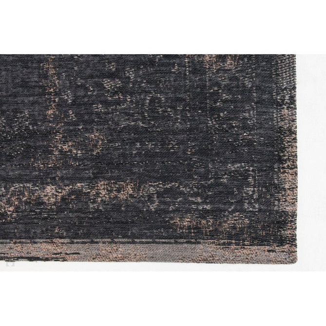 Louis De Poortere Fading World Medallion 8263 Mineral Black Washable Polyester Flatweave Eco-Rug-Louis De Poortere-Rug Love - The Most Loved Rug Store