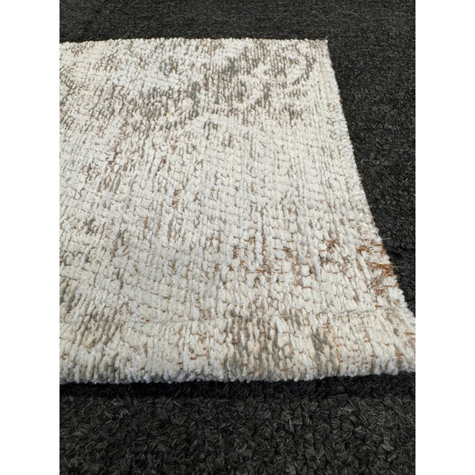 Louis De Poortere Fading World Medallion 8383 Salt & Pepper Washable Polyester Flatweave Soft Ivory/Warm Taupe/Charcoal Grey/Stone Beige Eco-Rug-Louis De Poortere-Rug Love - The Most Loved Rug Store