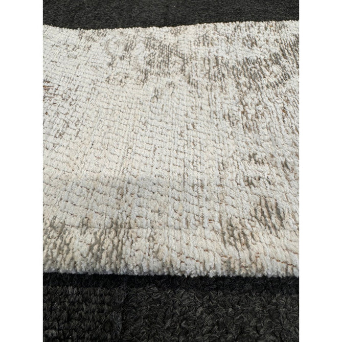 Louis De Poortere Fading World Medallion 8383 Salt & Pepper Washable Polyester Flatweave Soft Ivory/Warm Taupe/Charcoal Grey/Stone Beige Eco-Rug-Louis De Poortere-Rug Love - The Most Loved Rug Store