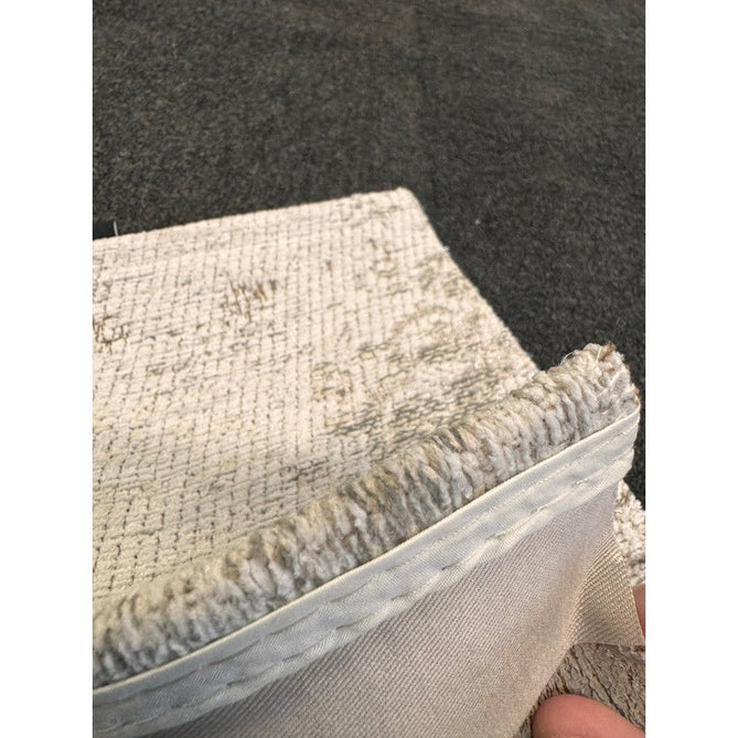 Louis De Poortere Fading World Medallion 8383 Salt & Pepper Washable Polyester Flatweave Soft Ivory/Warm Taupe/Charcoal Grey/Stone Beige Eco-Rug-Louis De Poortere-Rug Love - The Most Loved Rug Store