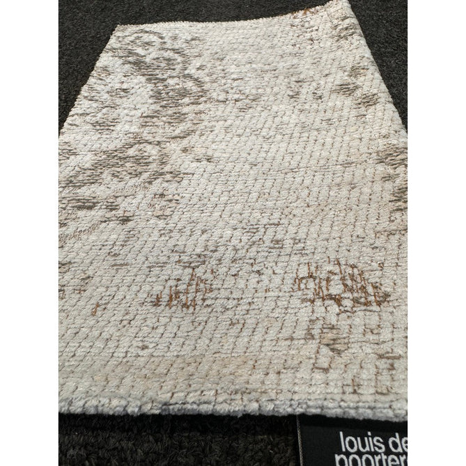 Louis De Poortere Fading World Medallion 8383 Salt & Pepper Washable Polyester Flatweave Soft Ivory/Warm Taupe/Charcoal Grey/Stone Beige Eco-Rug-Louis De Poortere-Rug Love - The Most Loved Rug Store