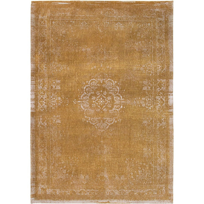 Louis De Poortere Fading World Medallion 9145 Spring Moss Washable Polyester Flatweave Spring Moss Gold/Antique White/Soft Ochre/Muted Sand Beige Eco-Rug-Louis De Poortere-Rug Love - The Most Loved Rug Store