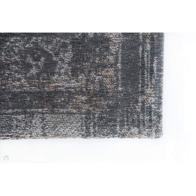 Louis De Poortere Fading World Medallion 9148 Stone Washable Polyester Flatweave Charcoal Grey/Stone Grey/Ash Silver/Slate Taupe Eco-Rug-Louis De Poortere-Rug Love - The Most Loved Rug Store