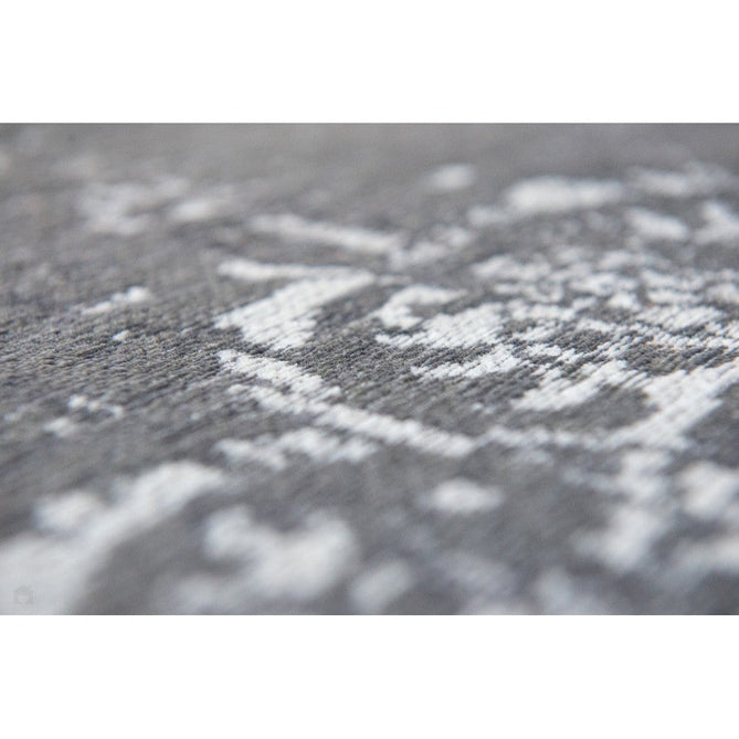 Louis De Poortere Fading World Medallion 9148 Stone Washable Polyester Flatweave Charcoal Grey/Stone Grey/Ash Silver/Slate Taupe Eco-Rug-Louis De Poortere-Rug Love - The Most Loved Rug Store