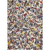 Louis De Poortere Gallery Graffito 9144 Street Graph Washable Polyester Flatweave Eco-Rug