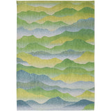 Louis De Poortere Gallery Himalaya 9379 Spring Washable Polyester Flatweave Eco-Rug
