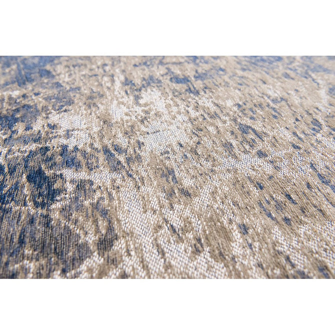 Louis De Poortere Mad Men Cracks 8629 Abyss Blue Washable Polyester Flatweave Abyss Blue/Midnight Navy/Denim Blue/Cool Grey/Warm Beige/Soft Taupe Eco-Rug-Louis De Poortere-Rug Love - The Most Loved Rug Store