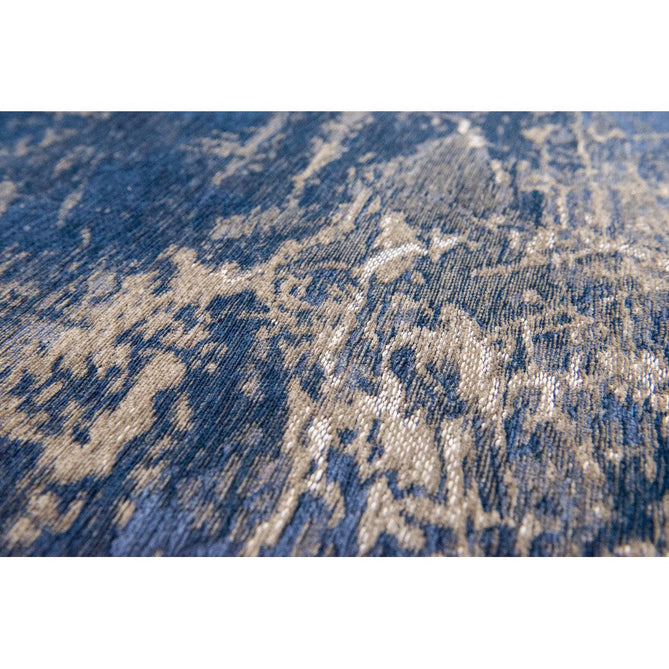 Louis De Poortere Mad Men Cracks 8629 Abyss Blue Washable Polyester Flatweave Abyss Blue/Midnight Navy/Denim Blue/Cool Grey/Warm Beige/Soft Taupe Eco-Rug-Louis De Poortere-Rug Love - The Most Loved Rug Store