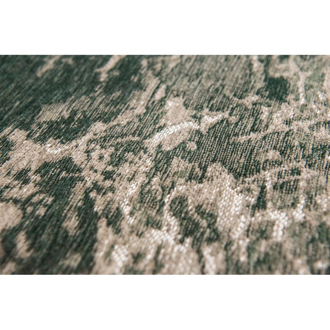 Louis De Poortere Mad Men Cracks 8723 Dark Pine Washable Polyester Flatweave Dark Pine Green/Moss/Sage/Muted Taupe/Stone Grey Eco-Rug-Louis De Poortere-Rug Love - The Most Loved Rug Store