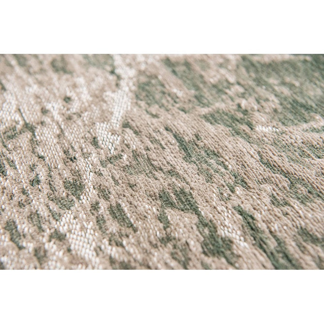 Louis De Poortere Mad Men Cracks 8723 Dark Pine Washable Polyester Flatweave Dark Pine Green/Moss/Sage/Muted Taupe/Stone Grey Eco-Rug-Louis De Poortere-Rug Love - The Most Loved Rug Store
