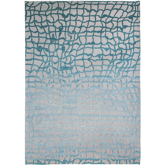 Louis De Poortere Mad Men Dedalo 9203 Blue Marine Washable Polyester Flatweave Eco-Rug-Louis De Poortere-Rug Love - The Most Loved Rug Store