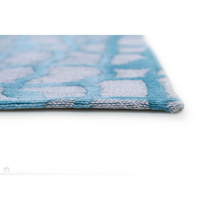 Louis De Poortere Mad Men Dedalo 9203 Blue Marine Washable Polyester Flatweave Eco-Runner-Louis De Poortere-Rug Love - The Most Loved Rug Store