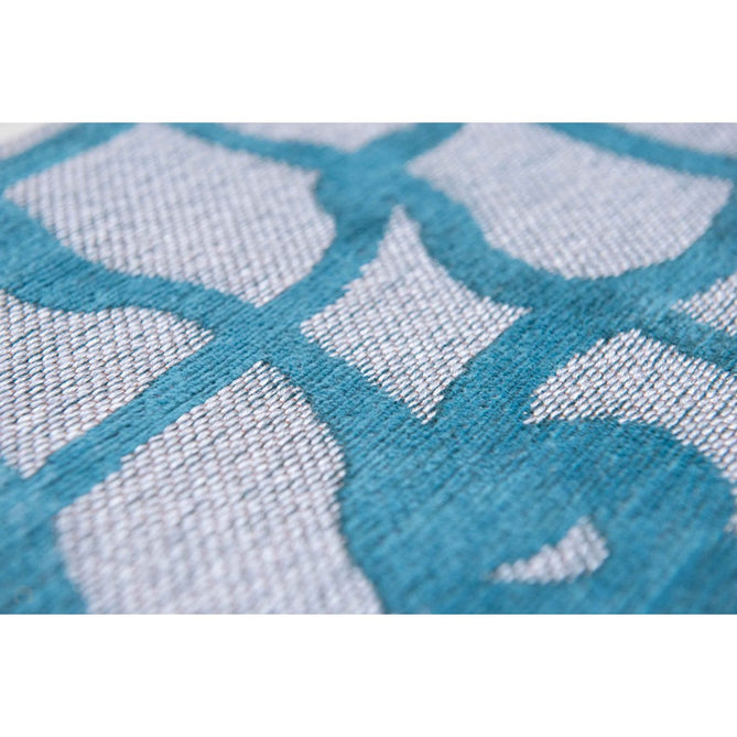 Louis De Poortere Mad Men Dedalo 9203 Blue Marine Washable Polyester Flatweave Eco-Runner-Louis De Poortere-Rug Love - The Most Loved Rug Store