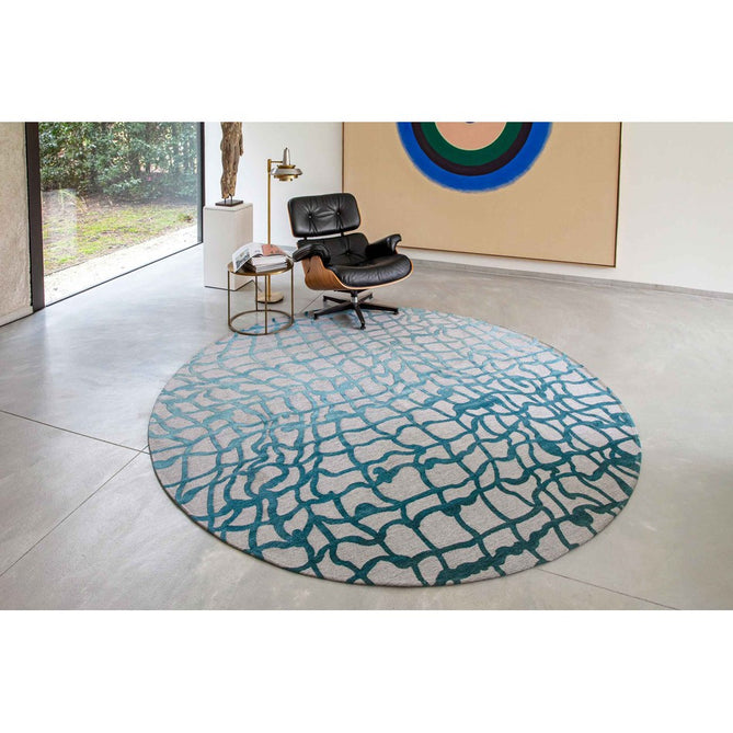 Louis De Poortere Mad Men Dedalo 9203 Blue Marine Washable Polyester Flatweave Eco-Runner-Louis De Poortere-Rug Love - The Most Loved Rug Store