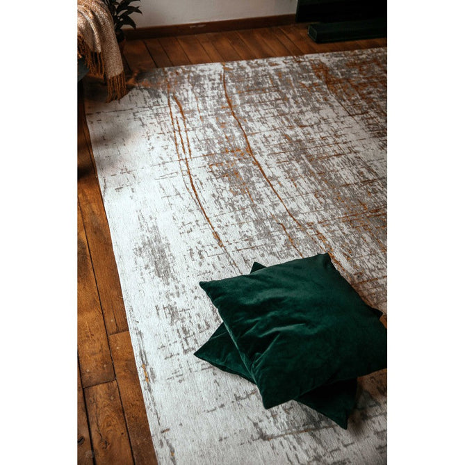 Louis De Poortere Mad Men Griff 8419 Columbus Gold Washable Polyester Flatweave Eco-Rug-Louis De Poortere-Rug Love - The Most Loved Rug Store