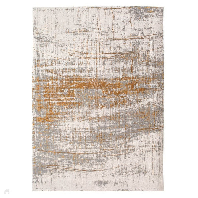Louis De Poortere Mad Men Griff 8419 Columbus Gold Washable Polyester Flatweave Warm Ivory/Stone Grey/Antique Gold/Soft Taupe Eco-Rug-Louis De Poortere-Rug Love - The Most Loved Rug Store