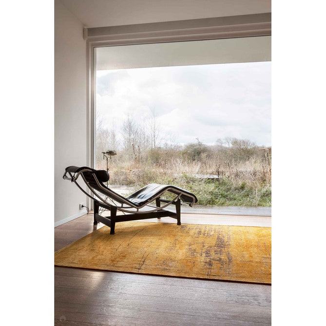 Louis De Poortere Mad Men Griff 8550 Liberty Gold Washable Polyester Flatweave Gold Ochre/Burnished Copper/Slate Grey/Honey Amber Eco-Rug-Louis De Poortere-Rug Love - The Most Loved Rug Store