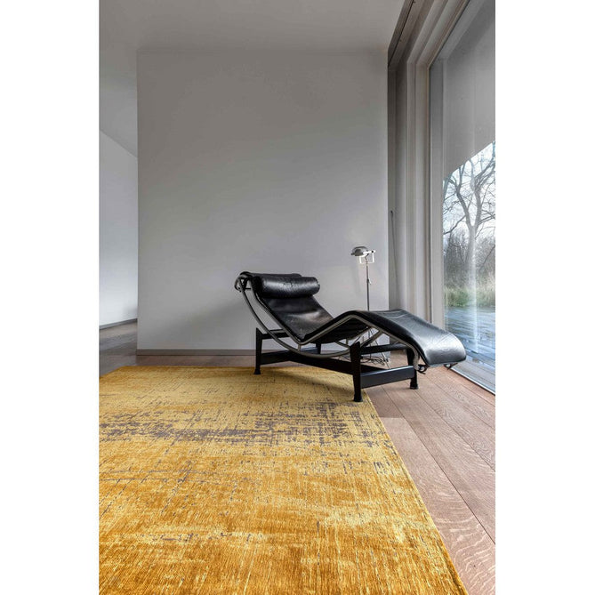 Louis De Poortere Mad Men Griff 8550 Liberty Gold Washable Polyester Flatweave Gold Ochre/Burnished Copper/Slate Grey/Honey Amber Eco-Rug-Louis De Poortere-Rug Love - The Most Loved Rug Store