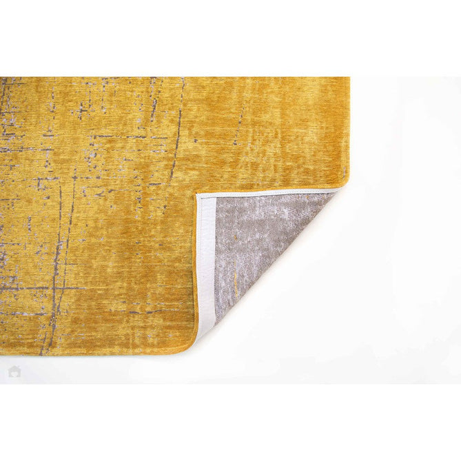 Louis De Poortere Mad Men Griff 8550 Liberty Gold Washable Polyester Flatweave Gold Ochre/Burnished Copper/Slate Grey/Honey Amber Eco-Rug-Louis De Poortere-Rug Love - The Most Loved Rug Store