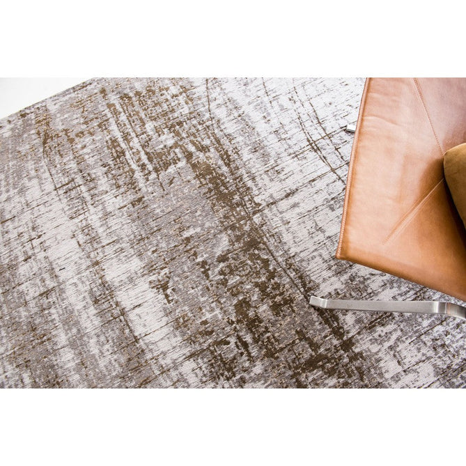 Louis De Poortere Mad Men Griff 8785 Concrete Jungle Washable Polyester Flatweave Ivory/Grey/Brown Eco-Rug-Louis De Poortere-Rug Love - The Most Loved Rug Store