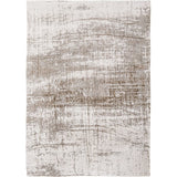Louis De Poortere Mad Men Griff 8785 Concrete Jungle Washable Polyester Flatweave Ivory/Grey/Brown Eco-Rug