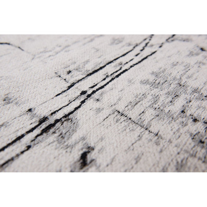 Louis De Poortere Mad Men Griff 8926 Metro Black & White Washable Polyester Flatweave Eco-Rug-Louis De Poortere-Rug Love - The Most Loved Rug Store