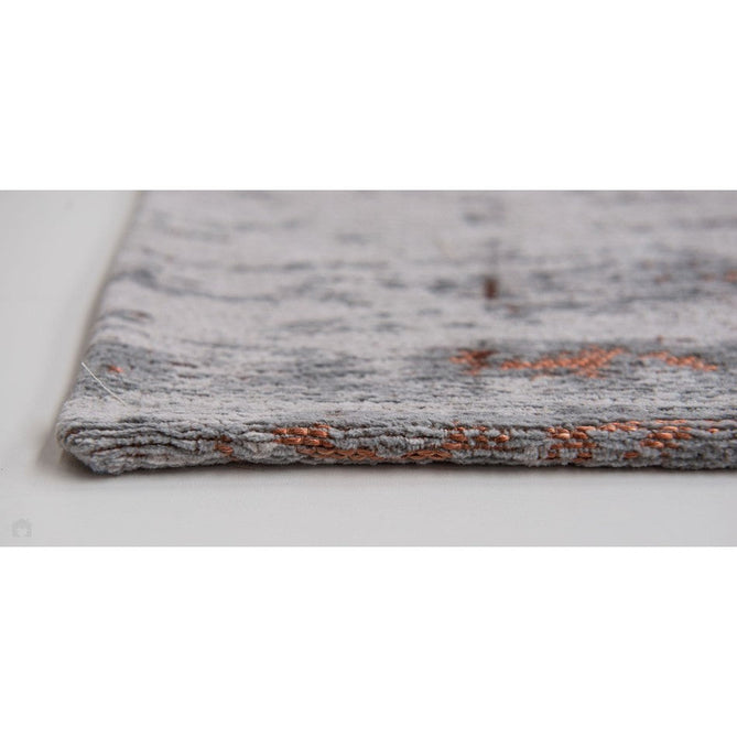 Louis De Poortere Mad Men Griff 8956 Copperfield Washable Polyester Flatweave Soft Cream/Warm Copper/Pale Grey/Charcoal Grey Eco-Rug-Louis De Poortere-Rug Love - The Most Loved Rug Store