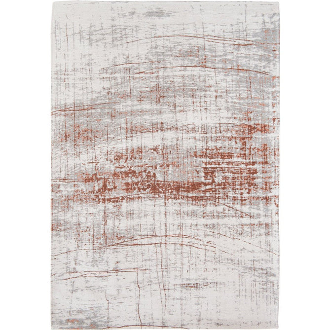 Louis De Poortere Mad Men Griff 8956 Copperfield Washable Polyester Flatweave Soft Cream/Warm Copper/Pale Grey/Charcoal Grey Eco-Rug-Louis De Poortere-Rug Love - The Most Loved Rug Store