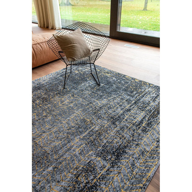 Louis De Poortere Mad Men Jacob's Ladder 8422 Broadway Glitter Washable Polyester Flatweave Eco-Runner-Louis De Poortere-Rug Love - The Most Loved Rug Store
