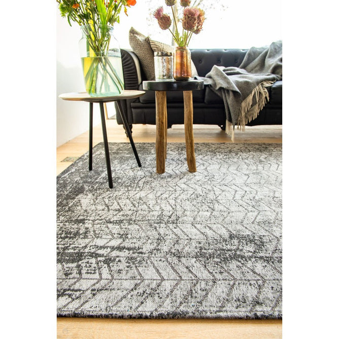 Louis De Poortere Mad Men Jacob's Ladder 8425 Harlem Contrast Washable Polyester Flatweave Eco-Runner-Louis De Poortere-Rug Love - The Most Loved Rug Store