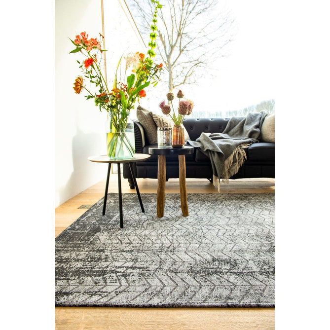 Louis De Poortere Mad Men Jacob's Ladder 8425 Harlem Contrast Washable Polyester Flatweave Eco-Runner-Louis De Poortere-Rug Love - The Most Loved Rug Store
