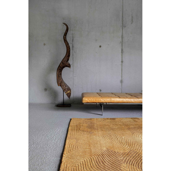 Louis De Poortere Meditation Coral 9226 Jelly Gold Washable Polyester Flatweave Eco-Runner-Louis De Poortere-Rug Love - The Most Loved Rug Store