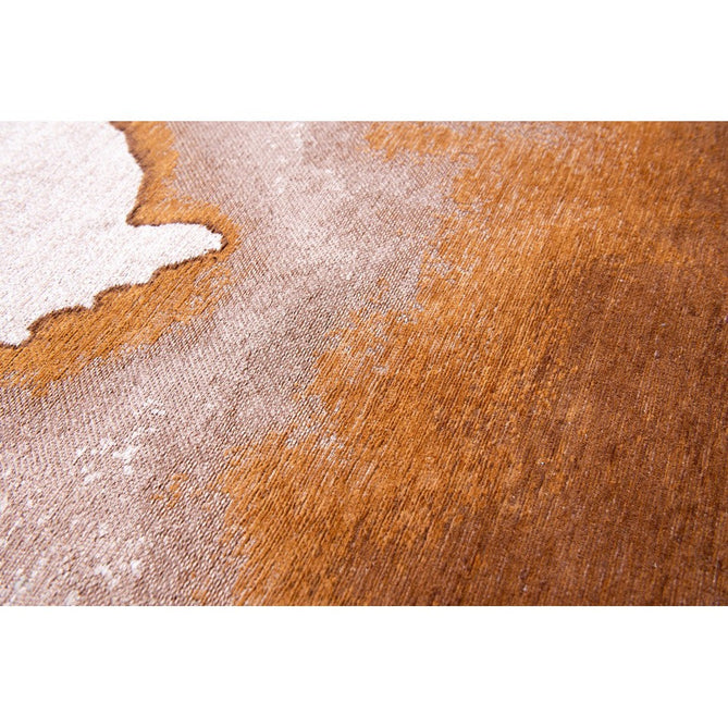 Louis De Poortere Meditation Lagoon 9326 Chestnut Washable Polyester Flatweave Eco-Rug-Louis De Poortere-Rug Love - The Most Loved Rug Store
