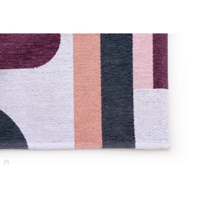 Louis De Poortere Nuance Module 9209 Pink Rohe Washable Polyester Flatweave Eco-Runner-Louis De Poortere-Rug Love - The Most Loved Rug Store