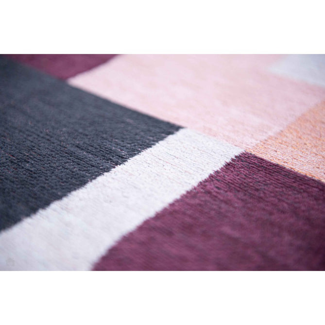 Louis De Poortere Nuance Module 9209 Pink Rohe Washable Polyester Flatweave Eco-Runner-Louis De Poortere-Rug Love - The Most Loved Rug Store