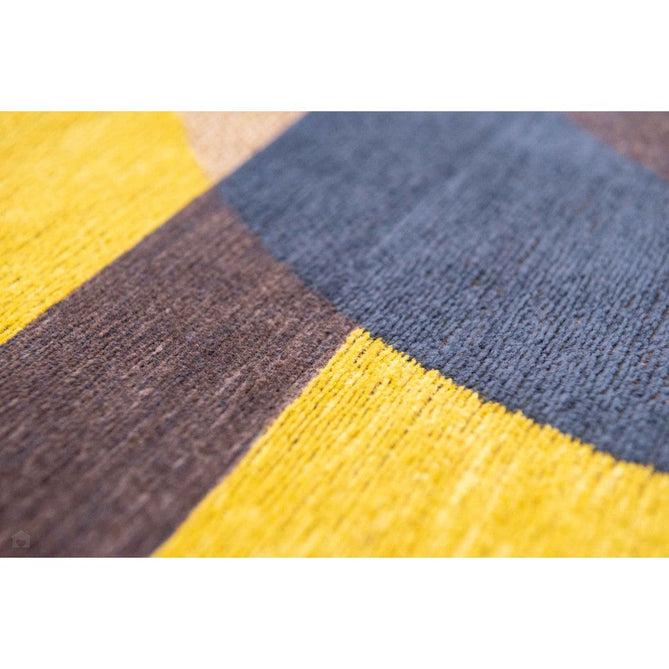 Louis De Poortere Nuance Module 9210 Yellow Meyer Washable Polyester Flatweave Eco-Rug-Louis De Poortere-Rug Love - The Most Loved Rug Store