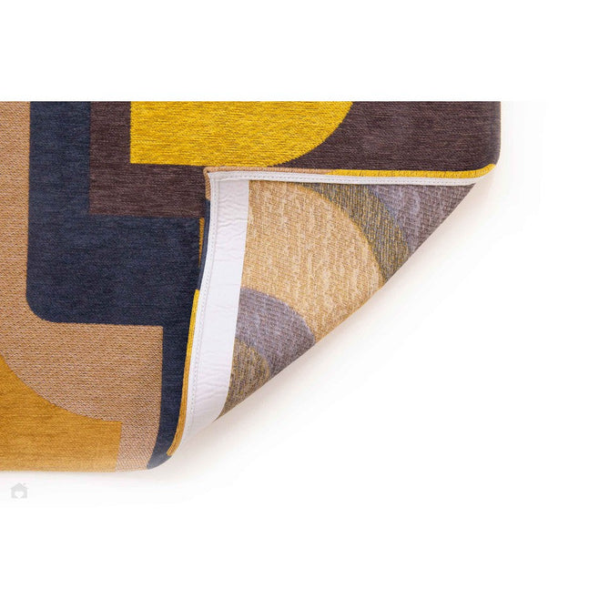 Louis De Poortere Nuance Module 9210 Yellow Meyer Washable Polyester Flatweave Eco-Rug-Louis De Poortere-Rug Love - The Most Loved Rug Store