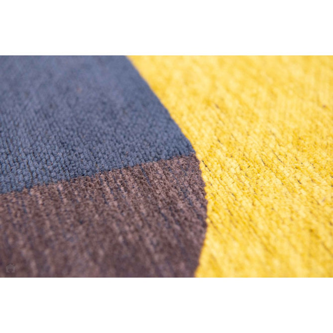 Louis De Poortere Nuance Module 9210 Yellow Meyer Washable Polyester Flatweave Eco-Runner-Louis De Poortere-Rug Love - The Most Loved Rug Store