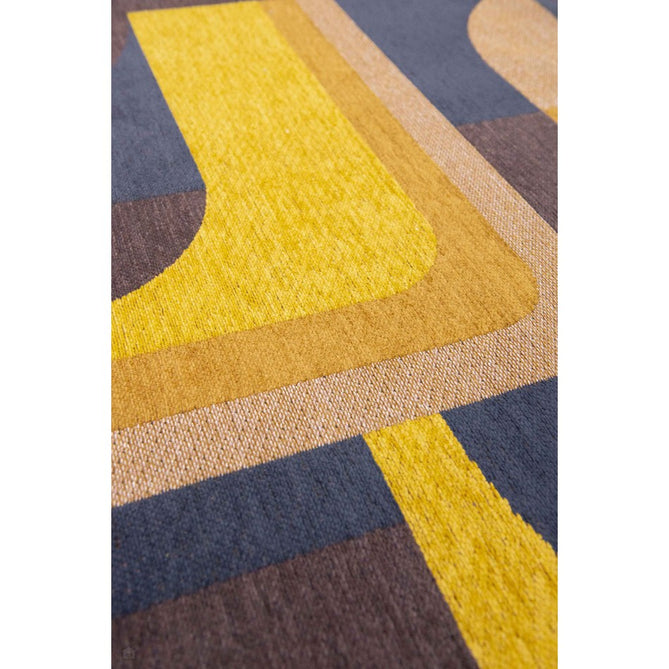 Louis De Poortere Nuance Module 9210 Yellow Meyer Washable Polyester Flatweave Eco-Runner-Louis De Poortere-Rug Love - The Most Loved Rug Store